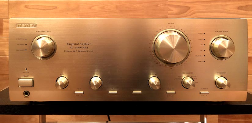 中古品】SANSUI/プリメインアンプ/AU-α607NRA