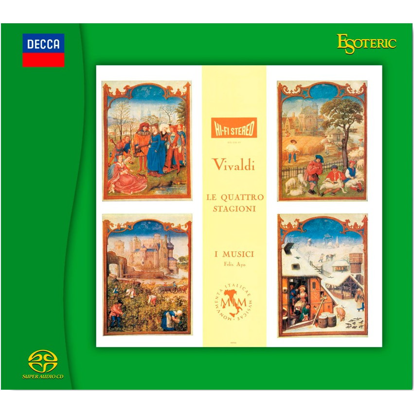 ESOTERIC/SACD/ヴィヴァルディ：ヴァイオリン協奏曲集《四季》＆協奏曲