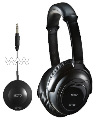 AZDEN/ワイヤレスヘッドフォン/MOTO DW-05(送信機とヘッドフォン各1台