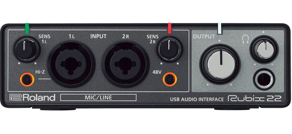Rolandから高品質オーディオインターフェイス「Rubix22」が誕生いたし