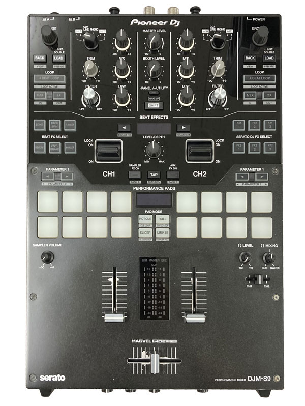 中古品】Pioneer DJ/DJミキサー/DJM-S9☆専用機材ケース付 -DJ機材