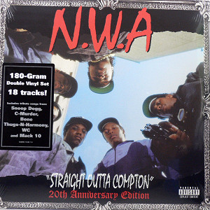 N.W.A.(LP2枚組 180g重量盤) STRAIGHT OUTTA COMPTON (20周年記念盤
