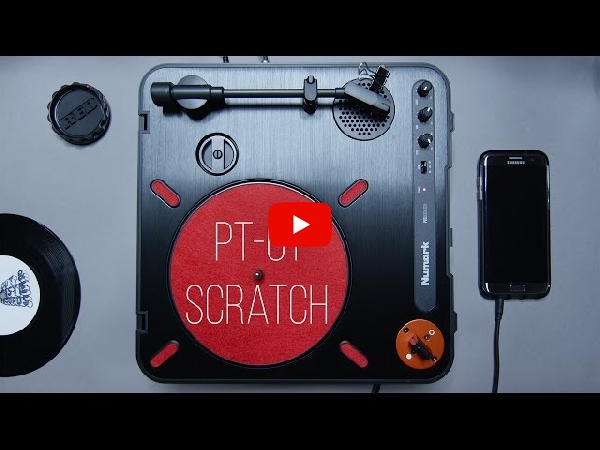 Numark/ポータブルターンテーブル/PT01SCRATCH -DJ機材アナログ
