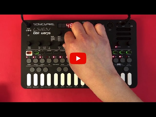 SONICWARE LIVEN 8bit warps All Black Limited Edition