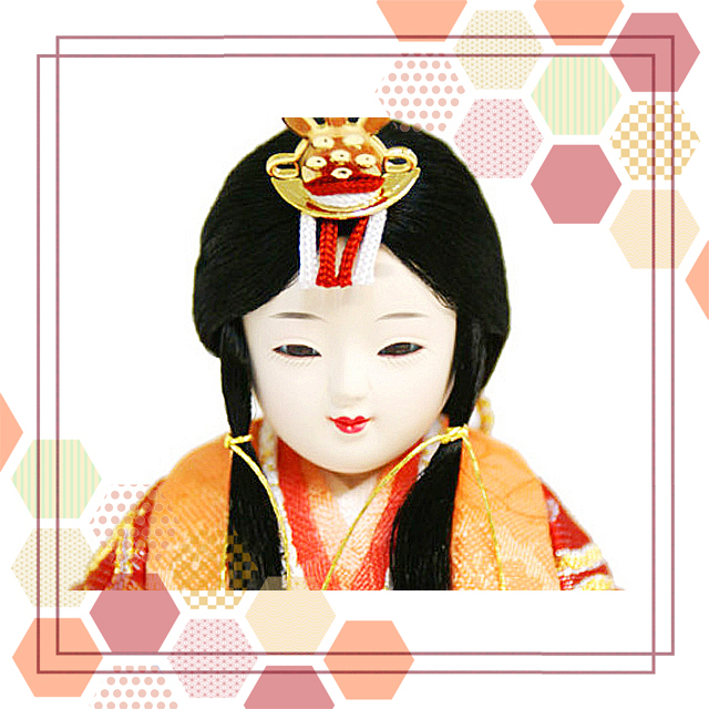 雛人形】 久月 ほのか 美玲 木目込み 立雛親王飾り(60663),ひな人形