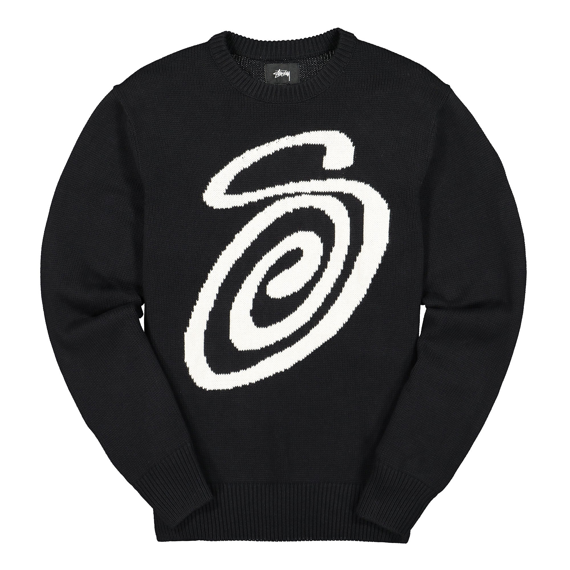 Stussy Curly S Sweater 117073 / 0001 | OVERKILL