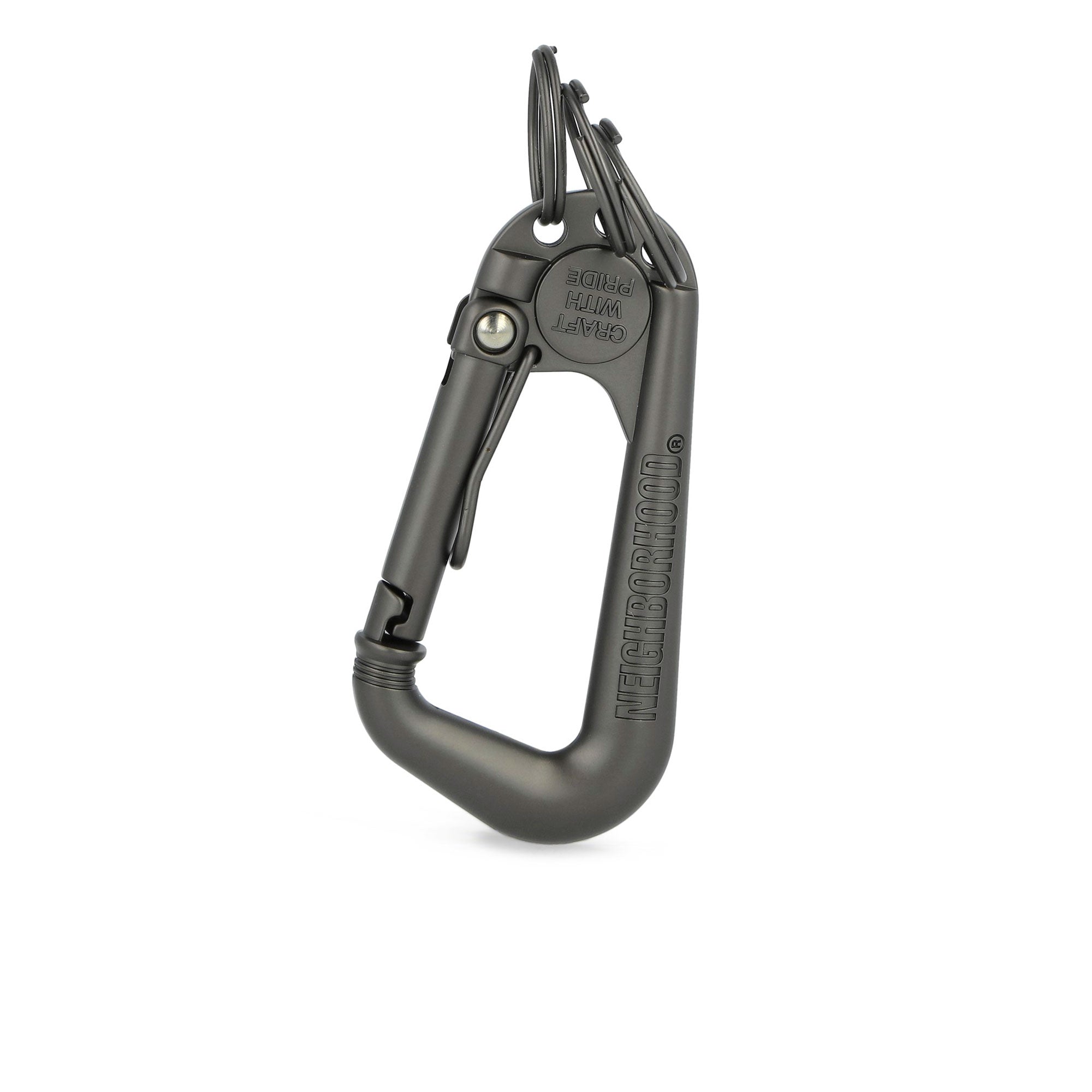 Neighborhood Carabiner Keyholder 252MYNH-AC03 / Black | OVERKILL