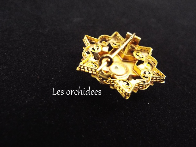 フランスアンティークブローチ