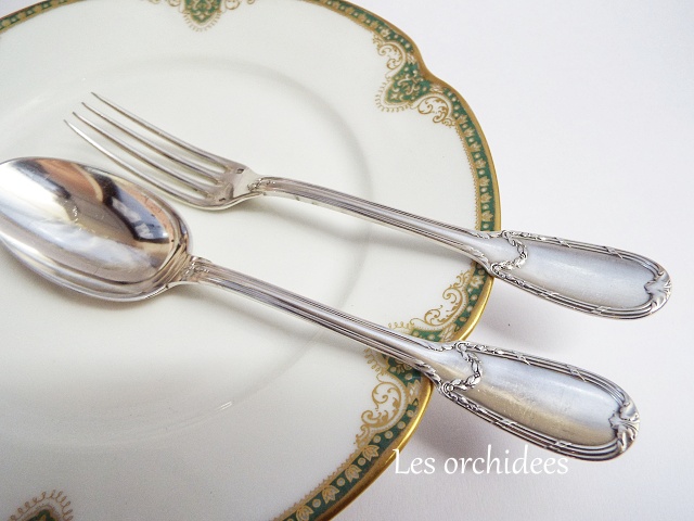 フランス アンティーク シルバー950 ピュイフォルカPUIFORCAT デザート