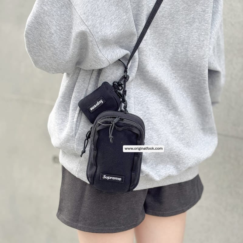 Buy Supreme Camera Black Bag + Mini Pouch online in Singapore
