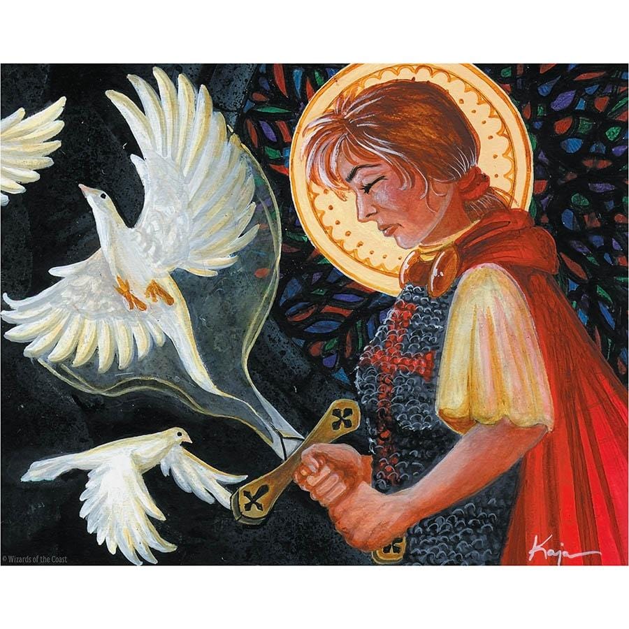 Swords to Plowshares Print - Original Magic Art