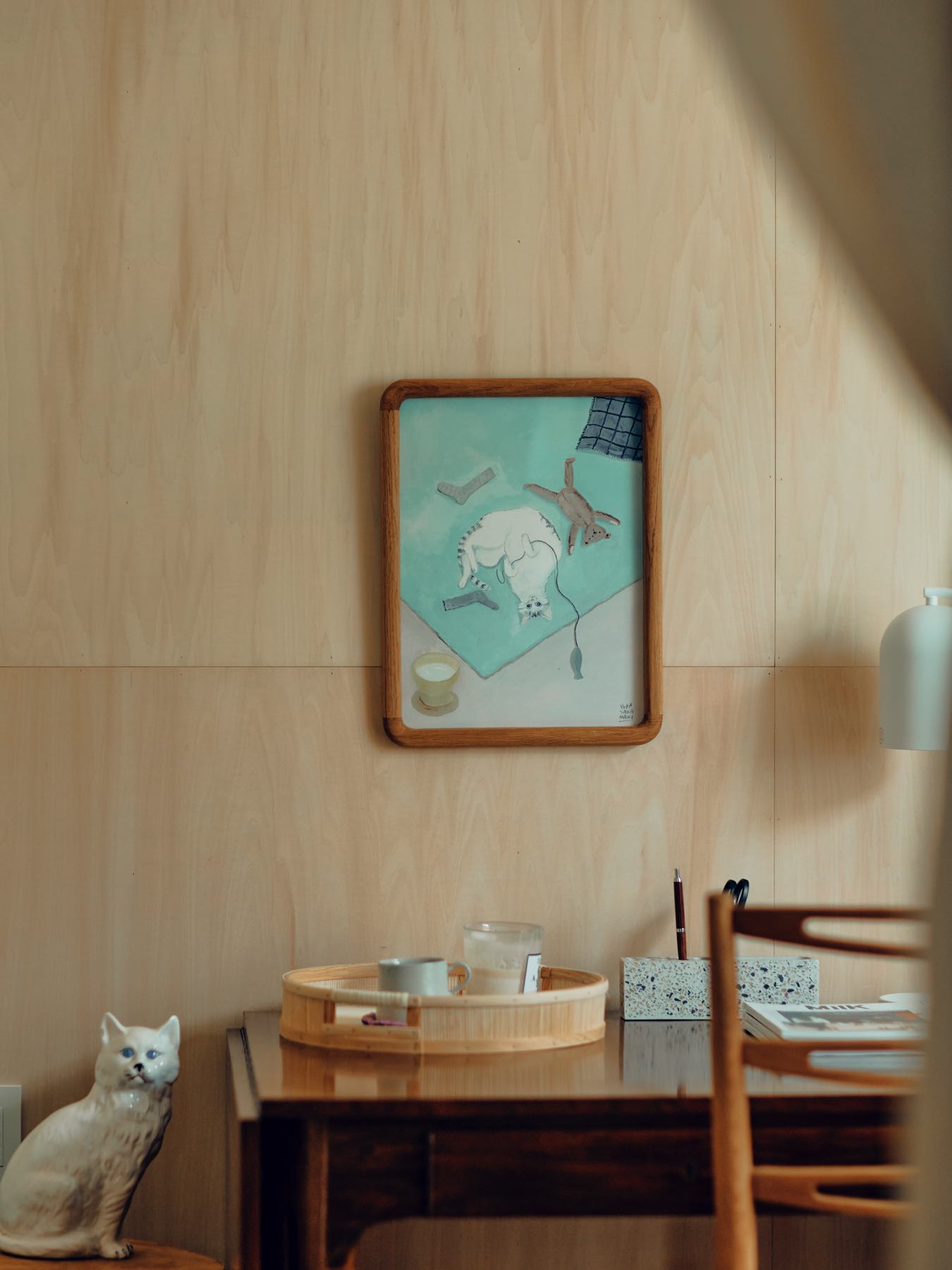 坂巻弓華 オリジナルポスター／大好きなもの独占ネコチャン（30cm×40cm