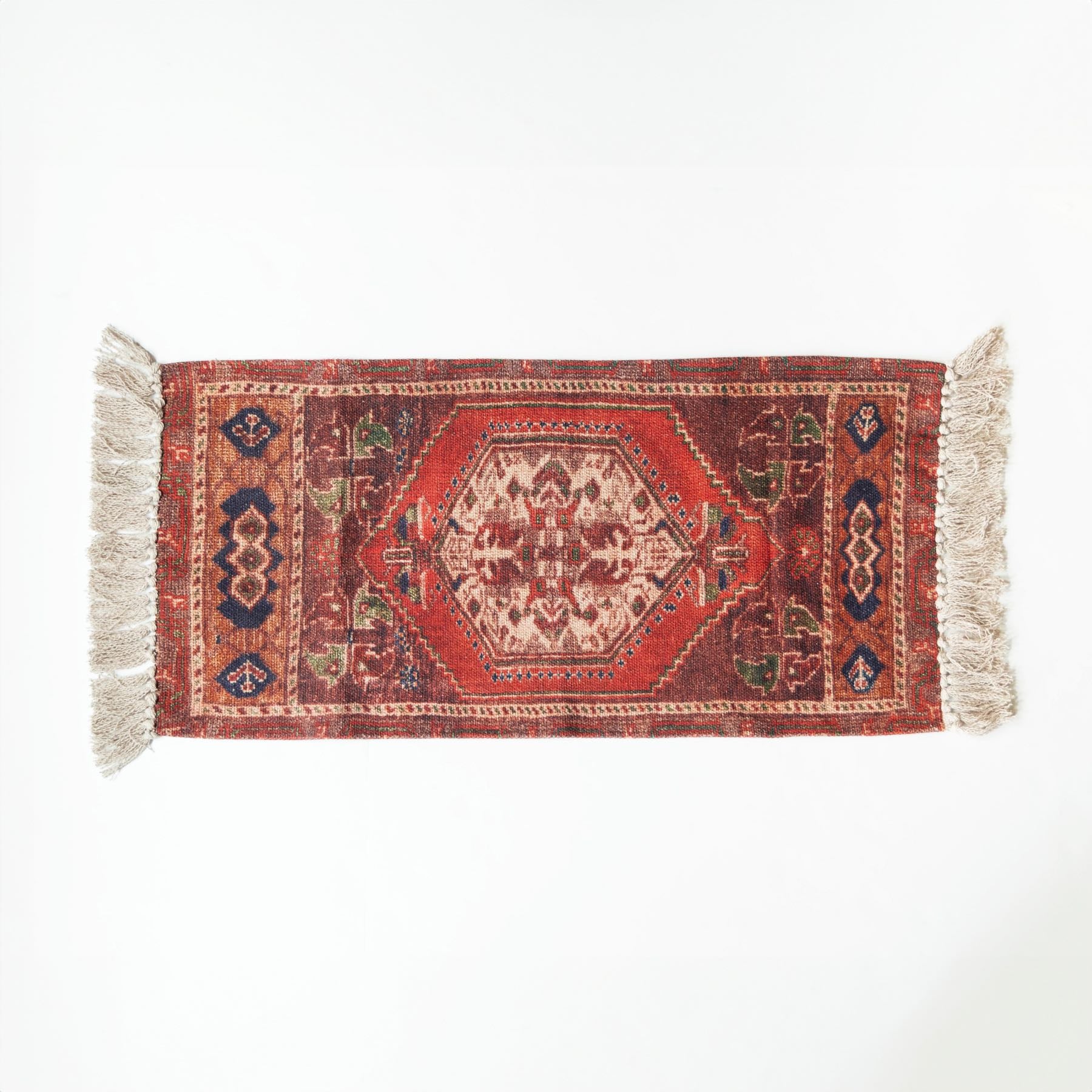 オリジナル・ヴィンテージラグ柄プリントマット｜マット｜オルネ ド