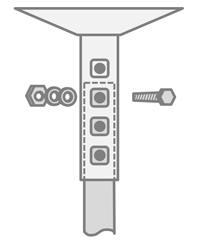 DH-480｜ディスプレイ天吊金具｜取付金具（ハンガー）｜製品情報｜オーエス