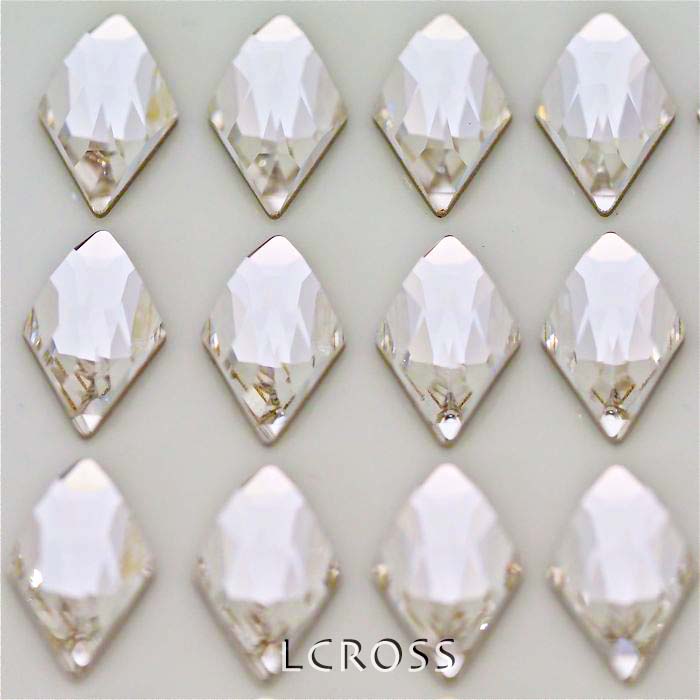 2709 クリスタル 10×6mm（ひし形／ランバス） [2709-cry] - 258円