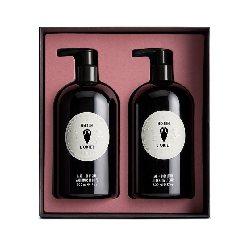 Rose Noire Hand and Body Soap + Lotion Gift Set - L'OBJET