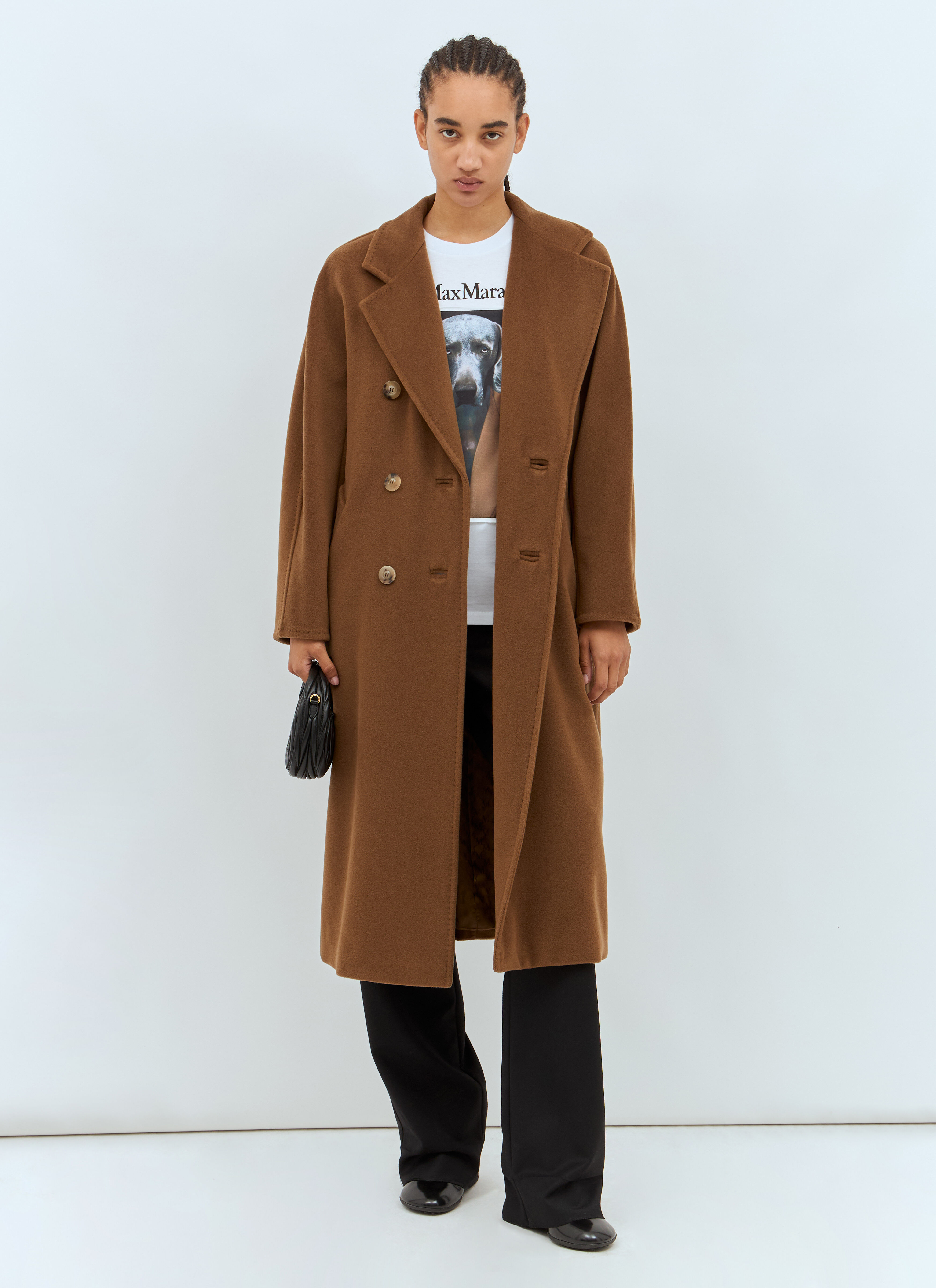 Max Mara Women's' Madame 101801 Coat in Brown | LN-CC®