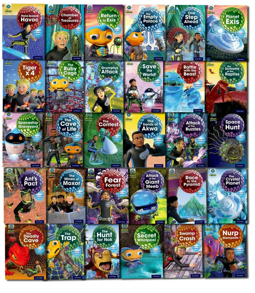 Oxford Reading Tree Project X Alien Adventures Collection 31 Books