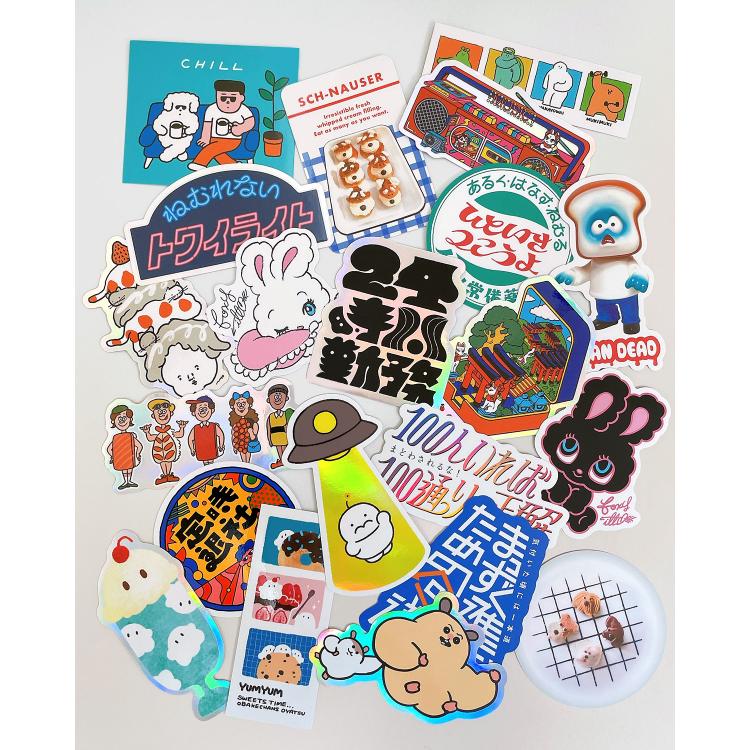 クリエイターズサーカス ステッカー 大サイズ HUMAN ROBOT PANDEAD