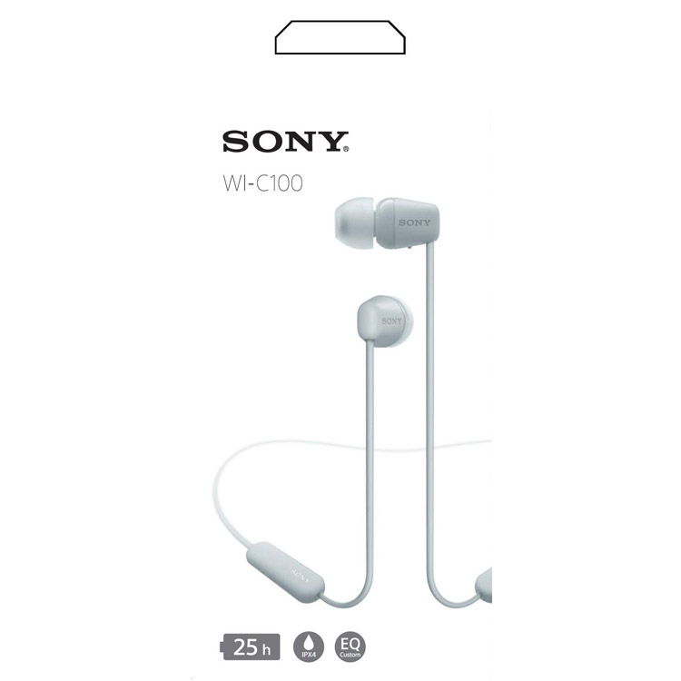 ワイヤレスステレオヘッドセット WI-C100 ホワイト: ファッション