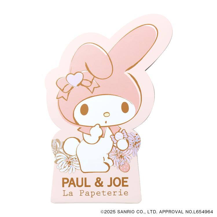 ダイカットメモ ポール&ジョー×マイメロディ ピンク(ピンク