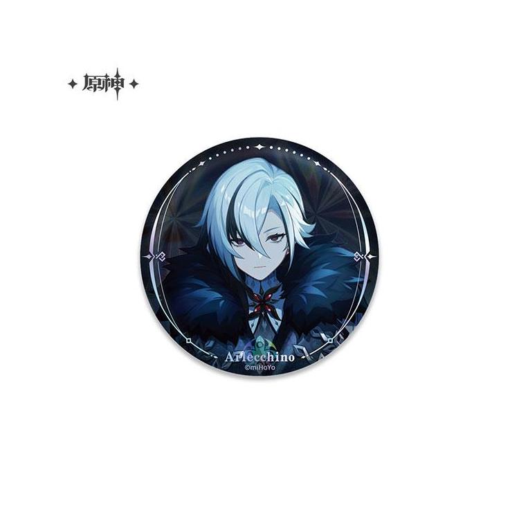 原神 冬夜の戯劇シリーズ 缶バッジ アルレッキーノ: キャラクター