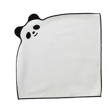 みるく】パクパク四角ミトン マルチクロス40cm四方 ねこ すずらん