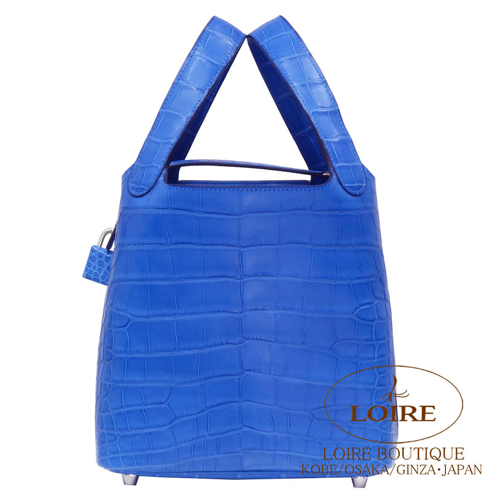 aiken エルメス ピコタンロックPM ブルーアガット X刻印 aiken様専用 エルメス ピコタンロックPM ブルーアガット X刻印 - メルカリ