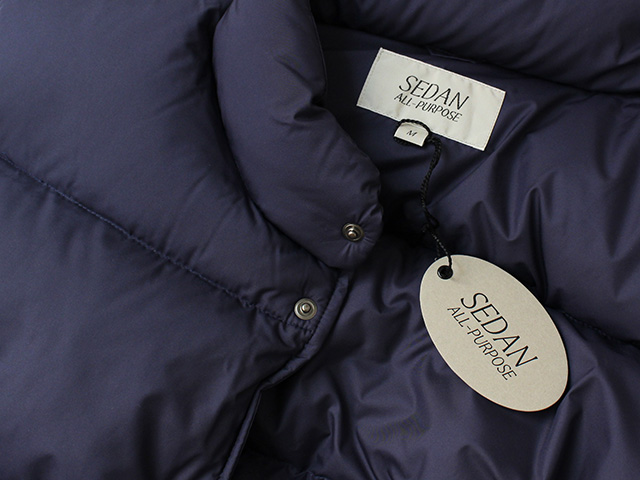 SEDAN ALL-PURPOSE Classic Down Vest -Navy-