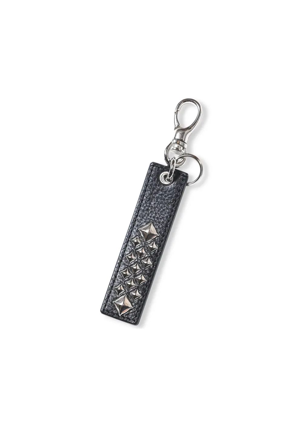 小物 CALEE STUDS LEATHER KEY RING CALEE - STUDS LEATHER ASSORT KEY RING <TYPE 2 > (BLACK A