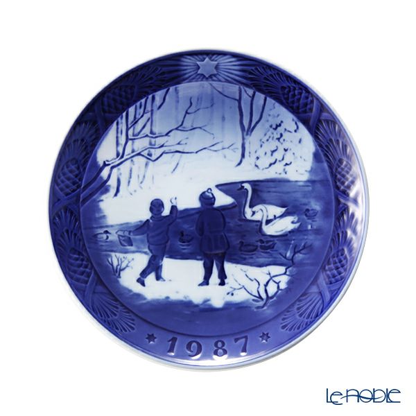 1915年 「デンマークの冬景色」 イヤープレート ロイヤル