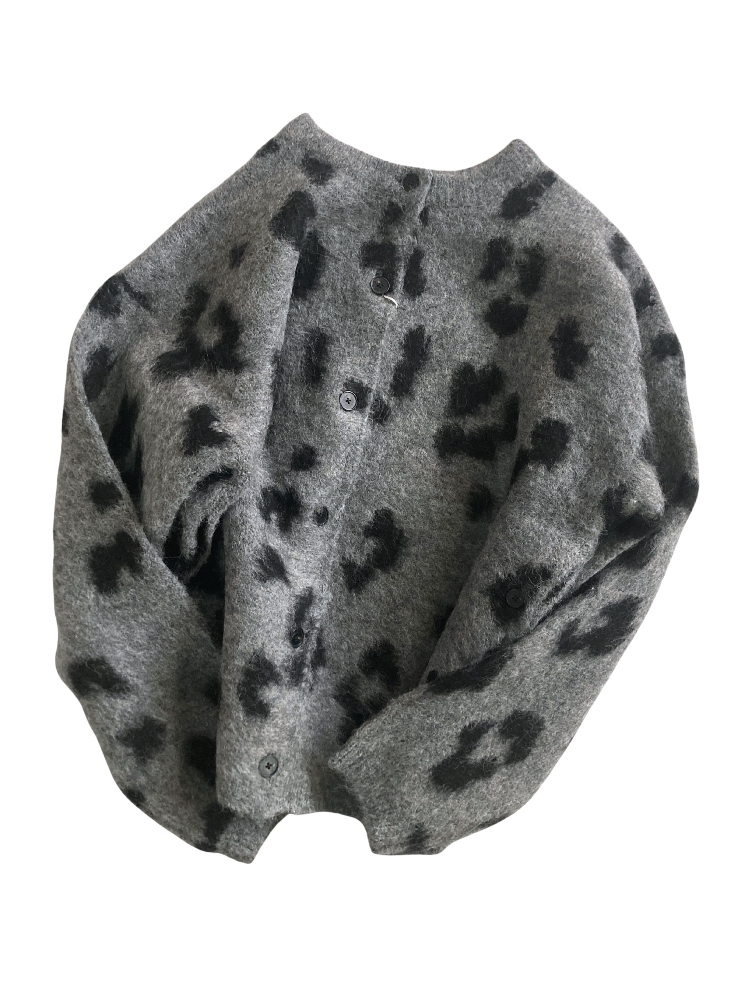 Boutique Ordinary -ブティークオーディナリー Cheetah Knit Cardigan