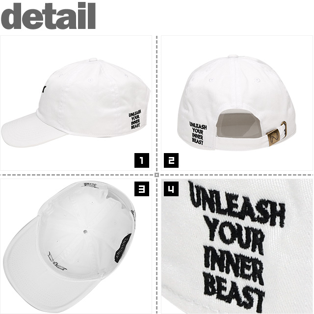 アンドサンズ) ANDSUNS×BAD JUSTICE INNER BEAST 6PANELS (CAP