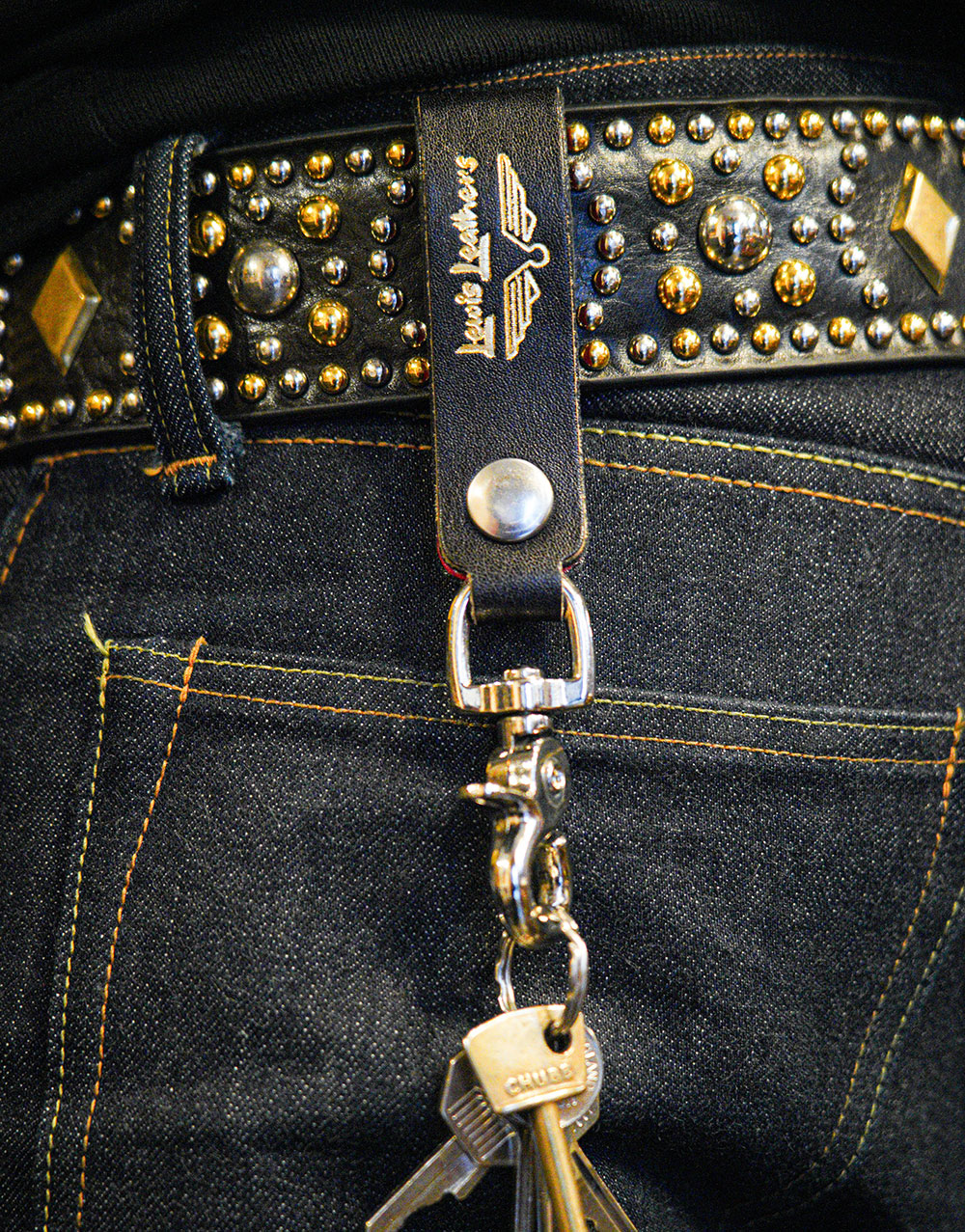 Lewis Leathers Belt Loop Keyring Mk2 - Lewis Leathers Japan