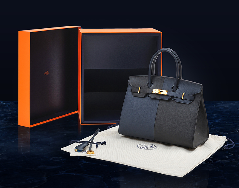 バーキンセリエカザック”特別仕様のボックスと保存袋で織りなす