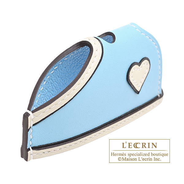 エルメス ロデオチャーム ロベオ・クールPM ブラック/クレ/セレスト