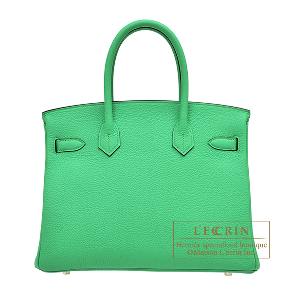 エルメス バーキン30 ヴェールコミック トゴ シルバー金具 | エルメス