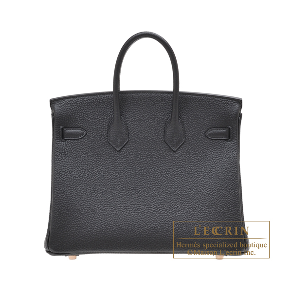エルメス バーキン25 ブラック トゴ ローズゴールド金具 | エルメス