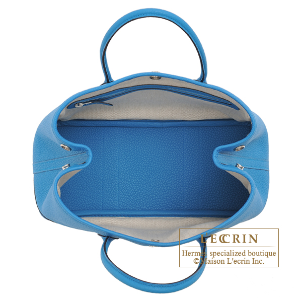 エルメス ガーデンパーティ30/TPM ブルーザンジバル ネゴンダ シルバー