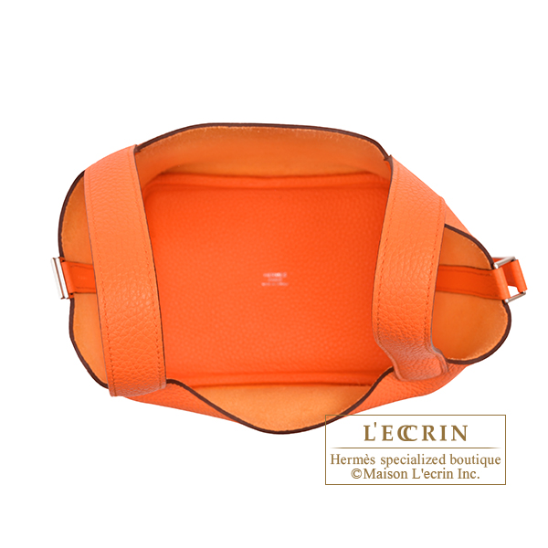 エルメス ピコタンロック18/PM オレンジミニアン トリヨンクレマンス