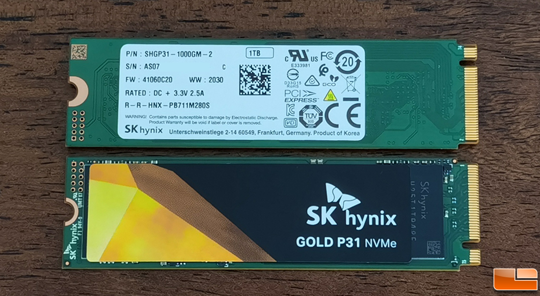 SK hynix Gold P31 M.2 NVMe SSD Review in 1TB and 500GB - Legit Reviews