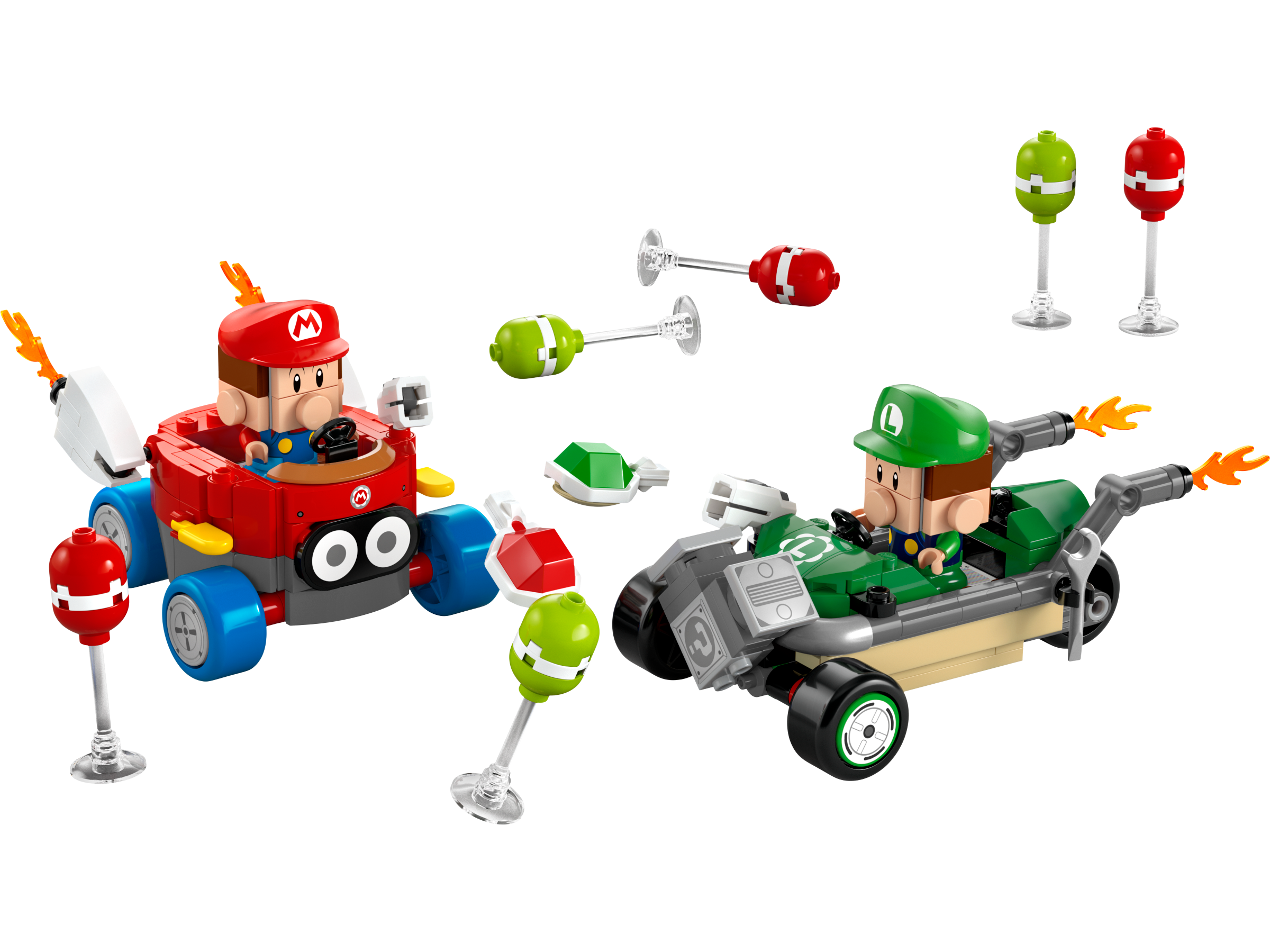 Mario Kart™ – Baby Mario vs. Baby Luigi 72034 | LEGO® Super Mario