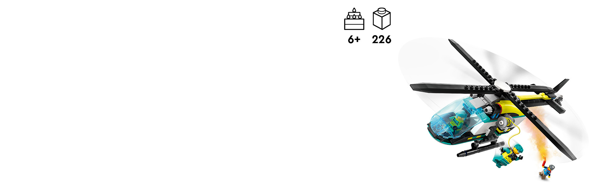 救急レスキューヘリコプター 60405 | シティ |レゴ®ストア公式