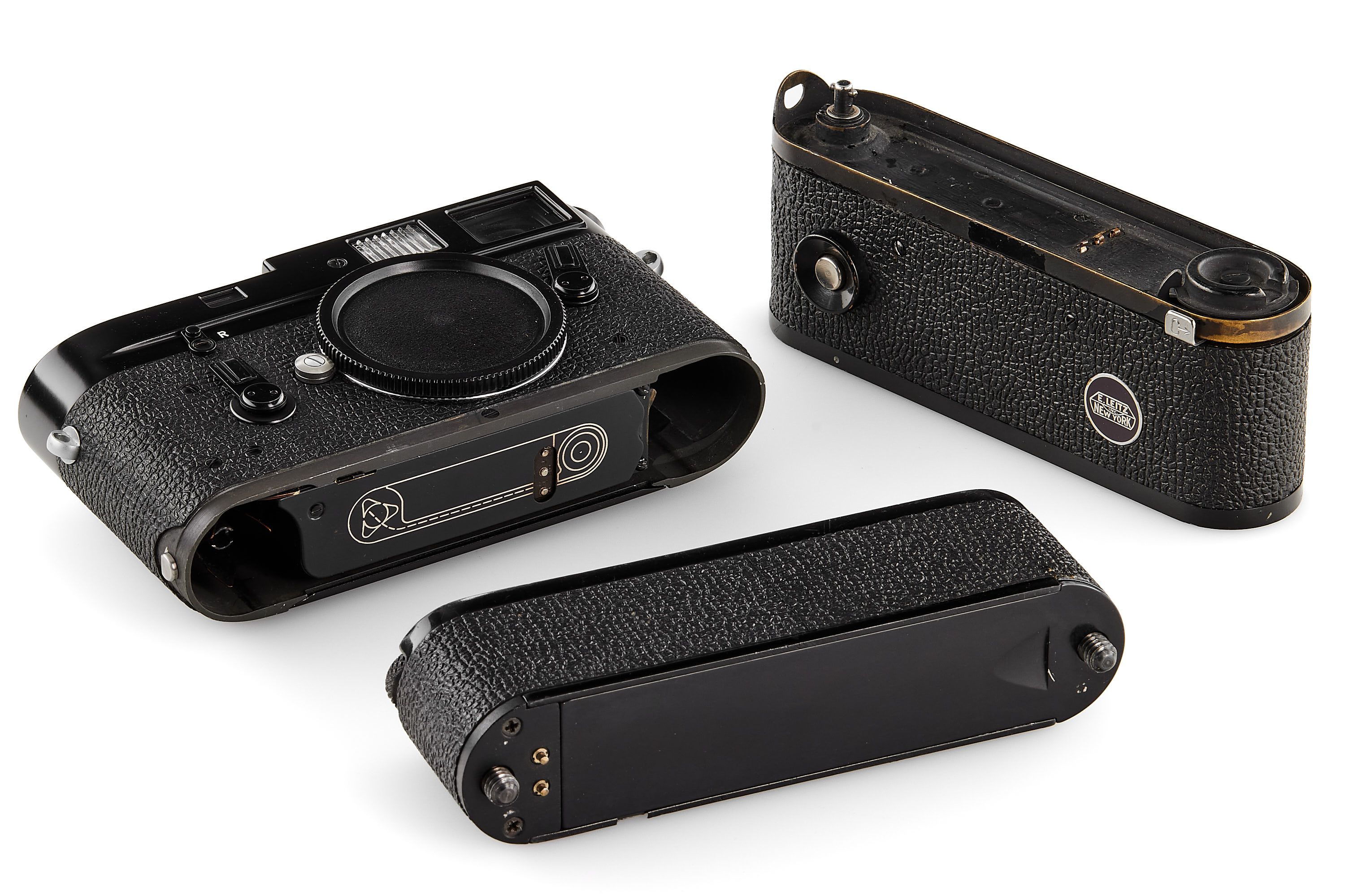 Leica M4-M black paint First Batch with Leitz New York Motor