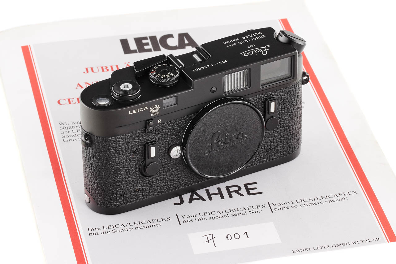 Leica M4 black '50 Jahre' no.001-A * | A00198