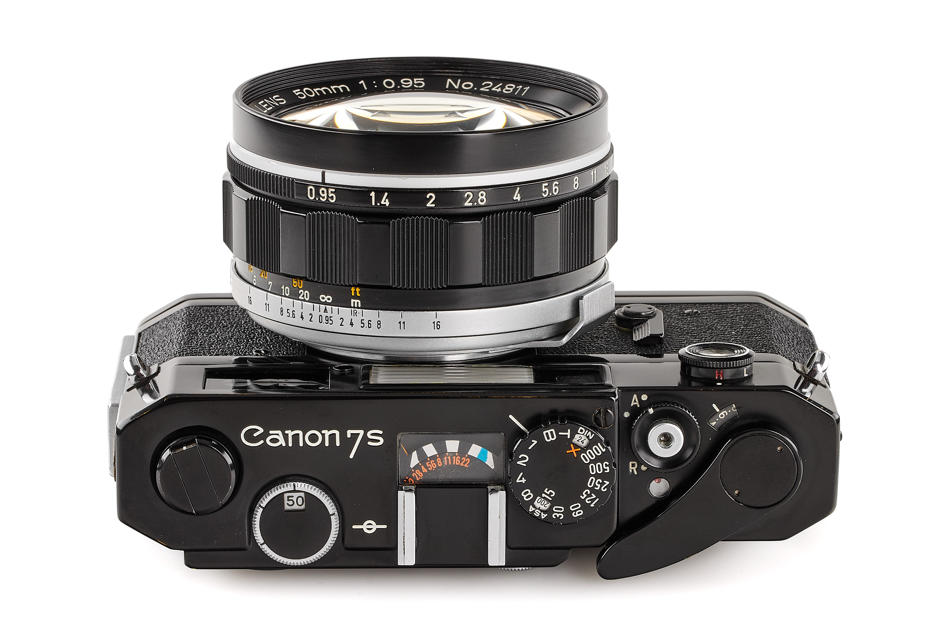 Canon 7s black paint with 0.95/50mm * | A01319