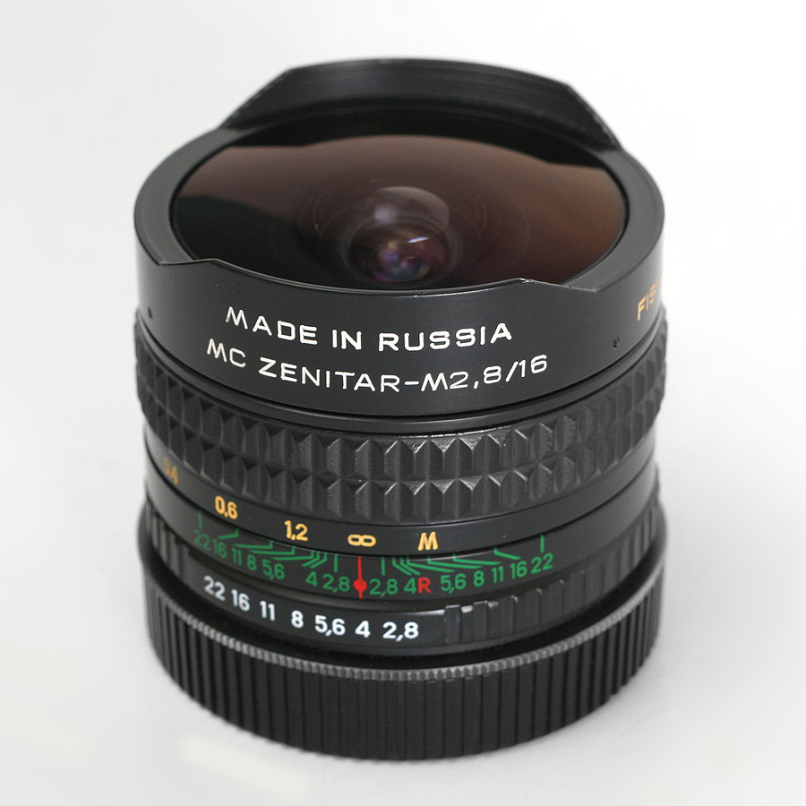 CCCP MC Zenitar-M 16 mm f/2.8 Fish Eye - LensTip.com