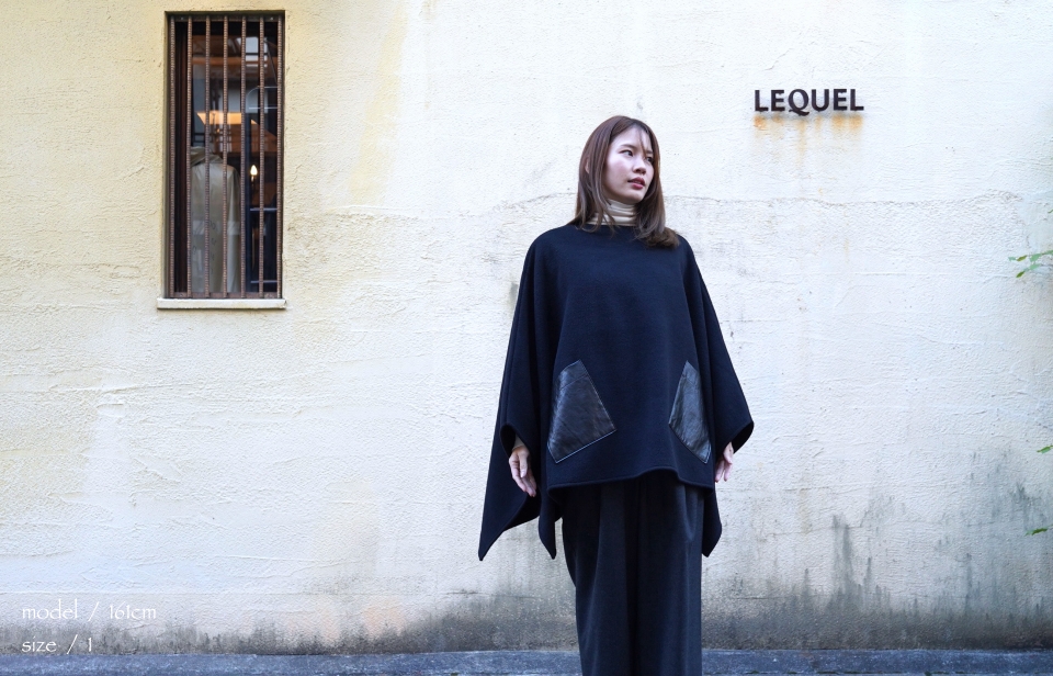 COG THE BIGSMOKE コグ ザ ビッグスモーク MILA PONCHO TOP ＜ブラック