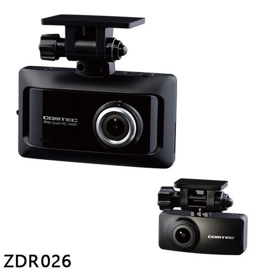 ZDR026】 コムテック 前後2カメラドライブレコーダー ｜ ルロワ