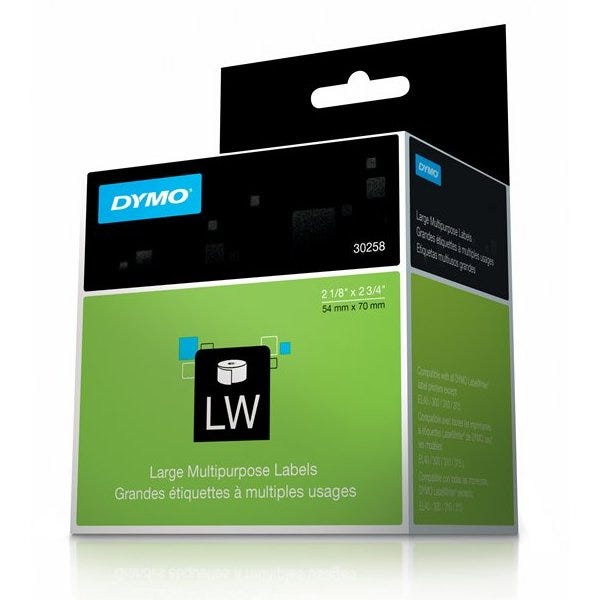 Dymo 30258 Diskette Labels - Large | LabelValue